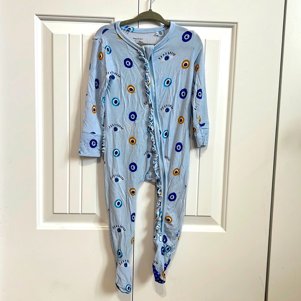 Evil eye footie